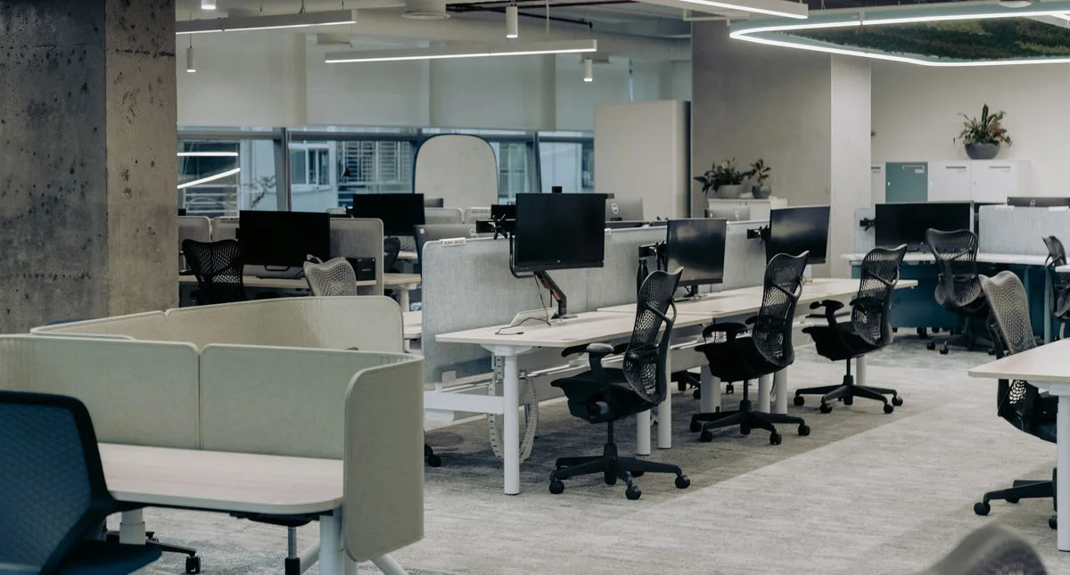 Modern IT consultancy office workspace